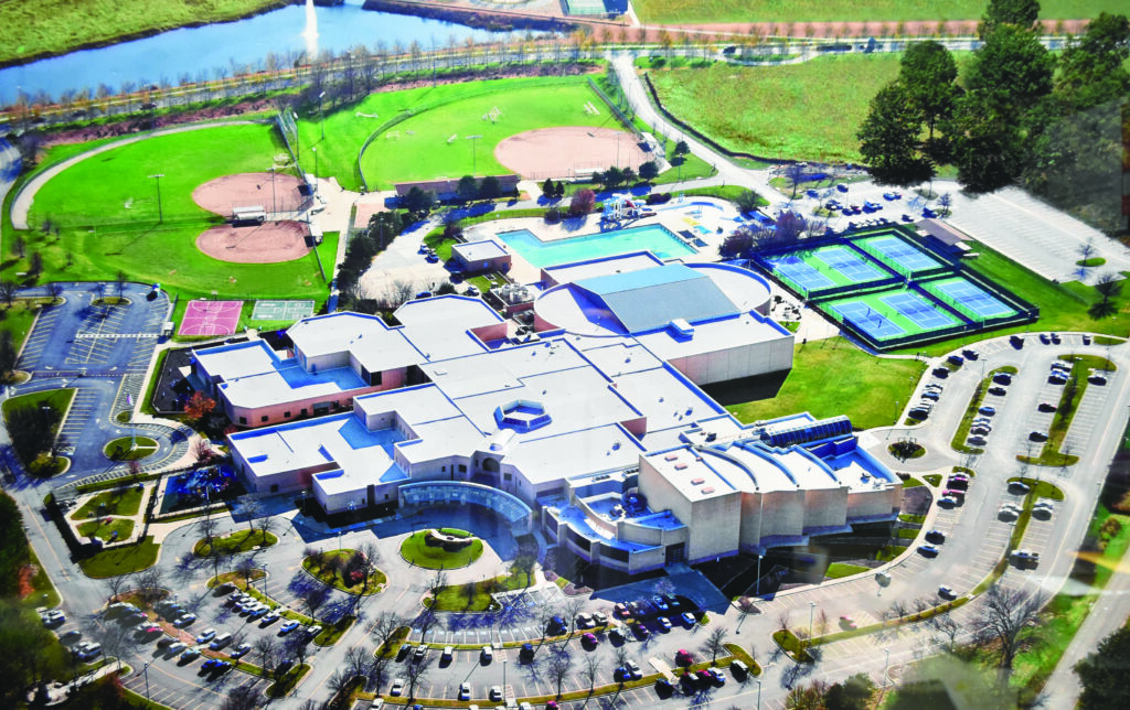 Aerial photo of The J Kansas City